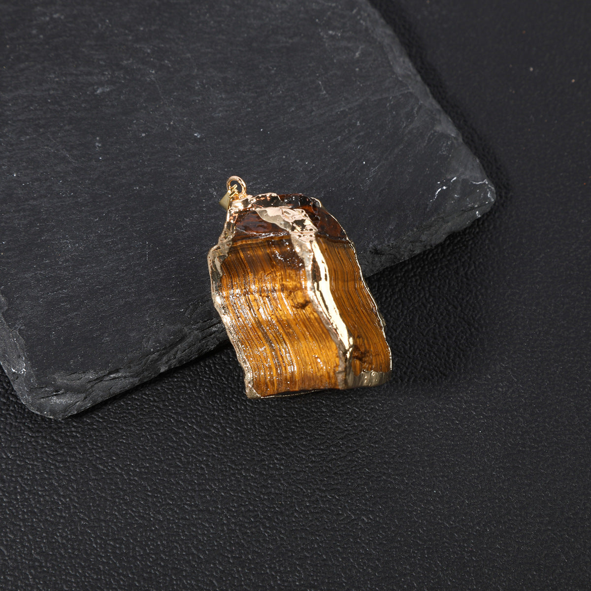 ZOMIRAGE Sunscar Tiger’s Eye Talisman Pendant product image