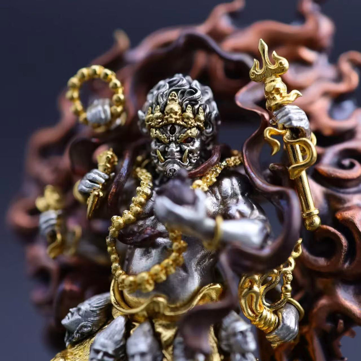 ZoMirage Dorje Drollo Wrathful Guardian Sterling Silver Necklace product image
