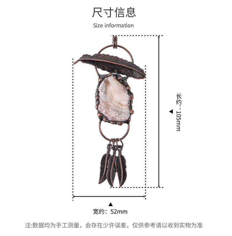 ZOMIRAGE Wanderer’s Feather Talisman Pendant product image