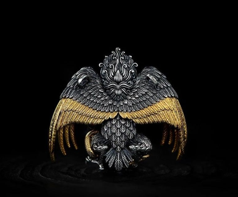 ZoMirage Golden-Winged Garuda Guardian Pendant alternate view